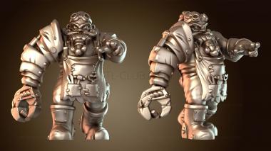 3D модель Гном-инженер Дым (STL)