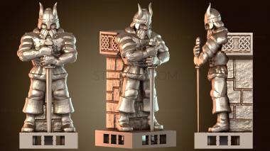 3D модель Триплексная стена Залов Гномов (STL)