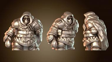 3D модель Гном-разбойник (STL)