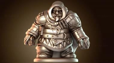 3D модель Гном-разбойник ловкий (STL)
