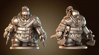 3D модель Хитрый гном-разбойник (STL)