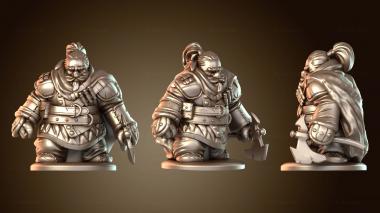 3D модель Гном-разбойник Q (STL)