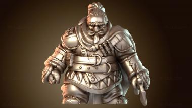 3D модель Гном-разбойник молчаливый (STL)