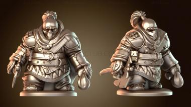 3D модель Гном-разбойник безрассудный (STL)