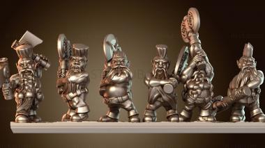3D модель Гномы-берсерки (STL)