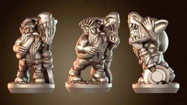 3D модель Гномы бес рог (STL)