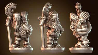 3D модель Гномы хитрые рога (STL)