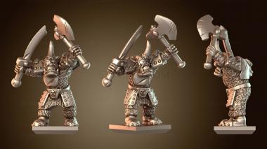 3D модель Гномы Черные Орки (STL)