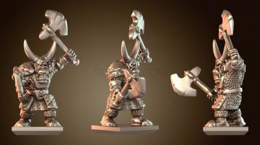 3D модель Чемпион гномов и черных орков (STL)