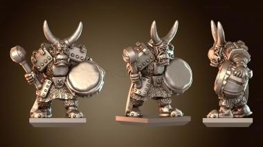 3D модель Гномы Черные Орки Барабанщик (STL)