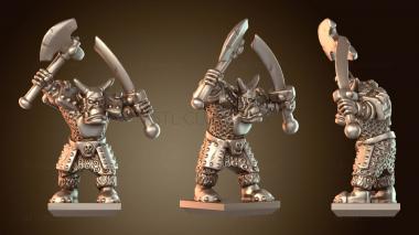 3D модель Гномы Черные Орки зоркие (STL)