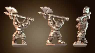 3D модель Гномы Черные Орки молодые (STL)