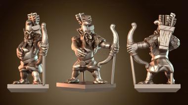 3D модель Лук гномов в форме буквы Х (STL)