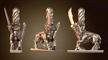 3D модель Гномы Быки Кентавры Брутальные (STL)