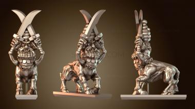 3D модель Гномы Быки Кентавры мрачные (STL)