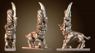 3D модель Гномы Быки Кентавры Массивные (STL)