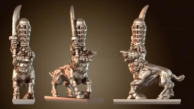 3D модель Гномы Быки Кентавры М храбрые (STL)