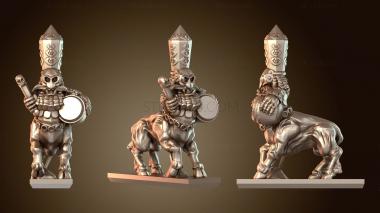 3D модель Гномы Быки Кентавры Музыкант увлеченный (STL)