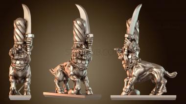 3D модель Гномы Быки Кентавры доблестные (STL)