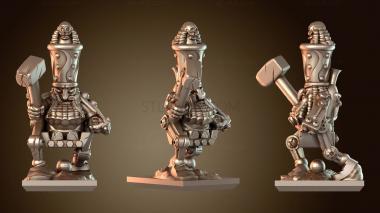 3D модель Гномы Персонажи Бионический Гном (STL)