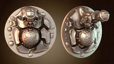3D модель Гномы Персонажи Волшебник (STL)
