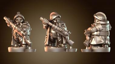 3D модель Гномы с пушками в броне (STL)