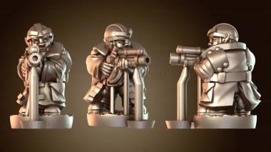 3D модель Гномы храбрые ружья (STL)