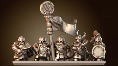 3D модель Герои-гномы (STL)