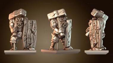 3D модель Гномы Орк Длинный Клык (STL)