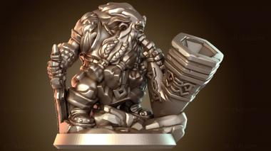 3D модель Гномы обязуются рогом (STL)