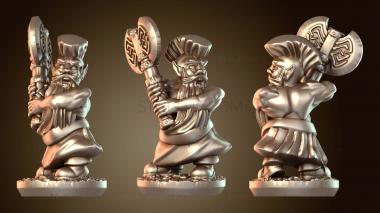 3D модель Гномы очень крепкие (STL)