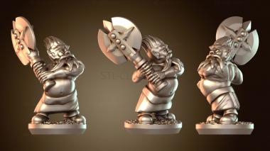 3D модель Гномы радж-броненосец (STL)