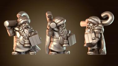 3D модель Гномы Санта-гном (STL)