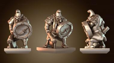 3D модель Выкованный гномий щит (STL)