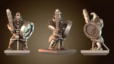 3D модель Щит гномов, покрытый пластиной (STL)
