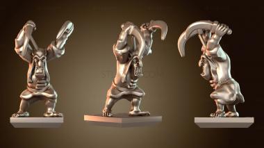 3D модель Гномы крадутся незаметно (STL)
