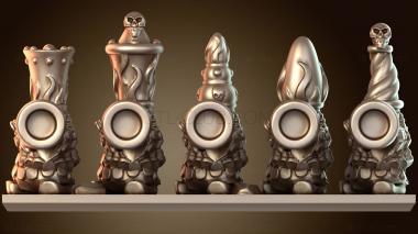 3D модель Гномы-громовержцы Гномьи мушкетоны нашивка v2 (STL)
