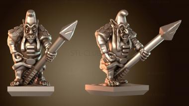 3D модель Гномы. Боевые машины. Хоб Гоб. Болтометная команда. (STL)