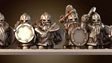 3D модель Элита воинов гномов (STL)