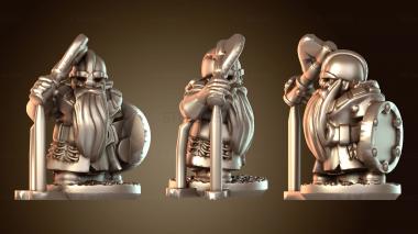 3D модель Воин гномов, скованный железом (STL)