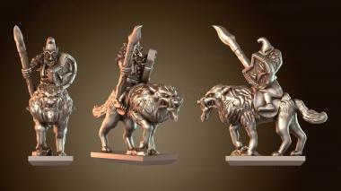 3D модель Гномы-волчьи всадники (STL)