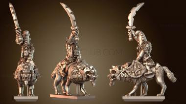 3D модель Герой гномов-волчьих всадников (STL)
