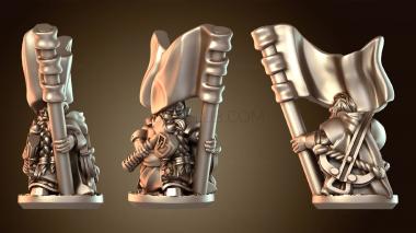 3D модель Знамя арбалета гномов, сепия (STL)