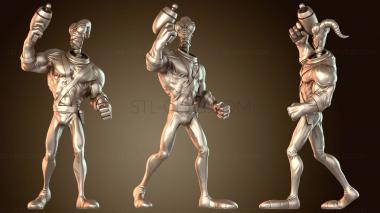 3D модель Земляной червь Джим для кинетики (STL)