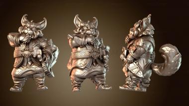 3D модель Восточный кошачий народ (STL)
