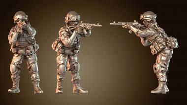 3D модель Восточный подрядчик целится в маске (STL)
