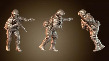 3D модель Нож «Восточный подрядчик» и АК (STL)