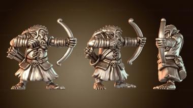 3D модель Восточный гоблин-лучник (STL)