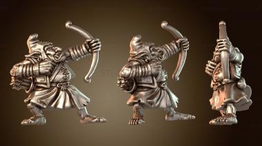 3D модель Восточный гоблин-лучник стремительный (STL)