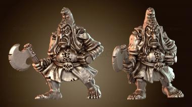 3D модель Свирепый воин восточного гоблина (STL)